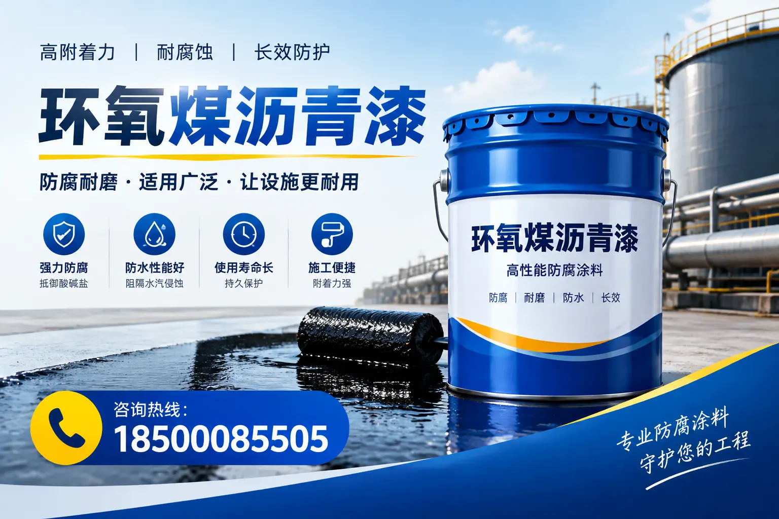 环氧煤沥青漆与其他涂料的对比分析，助力白山企业决策
